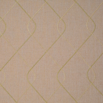 #40 Neutral Linen Embroidered Roman Shade NEW!