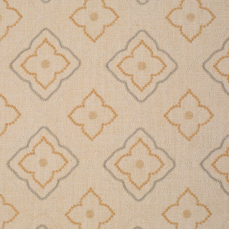 #40 Neutral Linen Embroidered Roman Shade NEW!