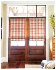 #135 INFO Roman Shade (Buffalo Plaids)