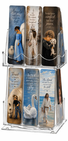 Display Rack with 48 Bookmarks