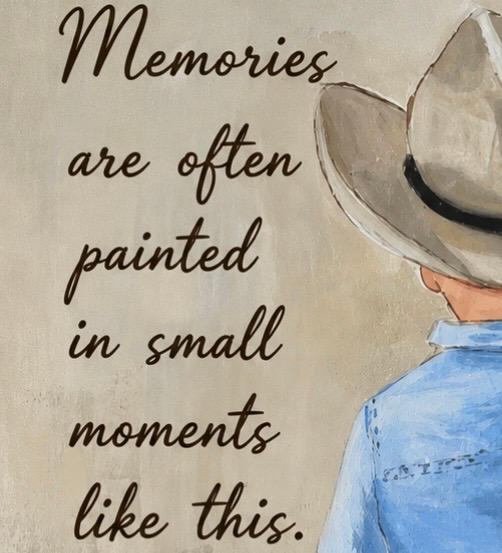 Canvas Print 11" X 14" - Boy on Horse- (Healing Art)