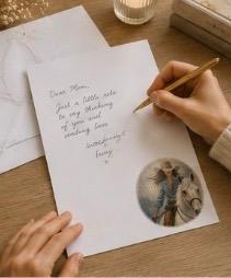 Designer Stationery - Cowgirl Riding Her Horse
