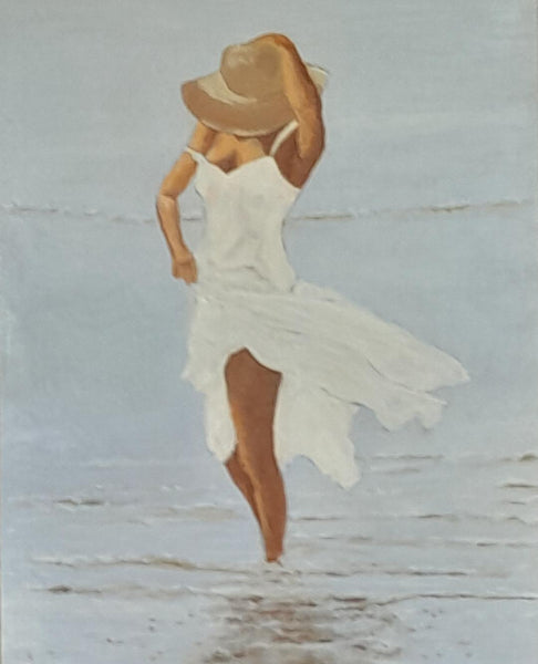 DIY  #P10 Girl in the White Sundress