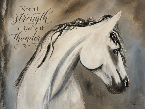 Canvas Print 11" X 14" - Gentle Horse - (Healing Art)