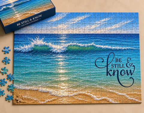 OCEAN-Be Still & Know - 500 Piece Designer Puzzle