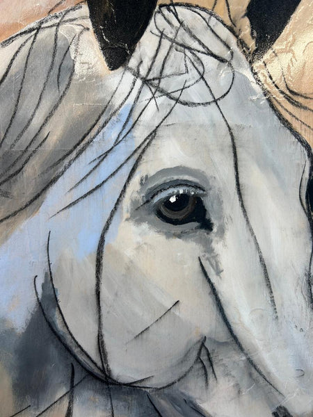 Horse Painting, Abstract