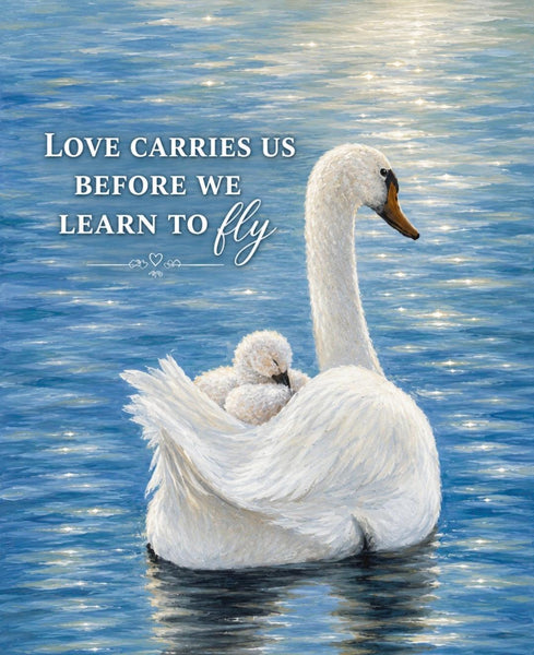 Canvas Print 11" X 14" - Swan (Healing Art)