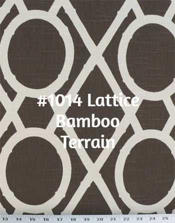 Roman Shade #086   (With Decorative Fabric Accent)