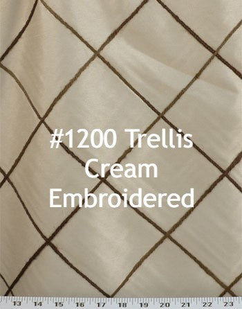 #1P550 Champagne Colors Faux Silk Curtain (Use Discount Code)