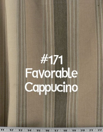 $184.00 Roman Shade Wide Stripe #5P106