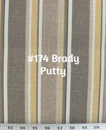 $184.00 Roman Shade Wide Stripe #3P106