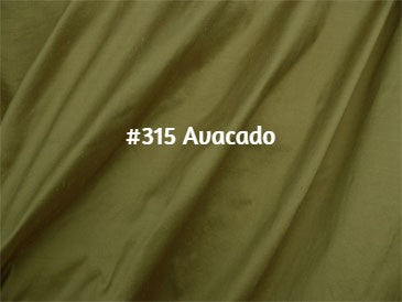 #7P312 " Greens" SILK Curtain