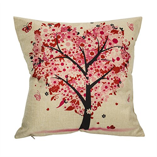 Under the Tree Throw Pillow Covers Decorative Pillowcases 18x18inch (4 pieces set)
