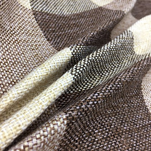 YOUR SMILE Retro Farmhouse Tartan Plaid Cotton Linen Decorative Throw Pillow Case Cushion Cover Pillowcase for Sofa 18 x 18 Inch , Set of 2 , Brown