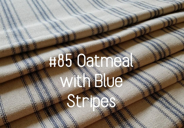 FARMHOUSE Roman Shade, Lined, #096 (French "Grain Sack",