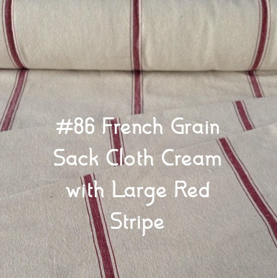FARMHOUSE Roman Shade, Lined, #096 (French "Grain Sack",