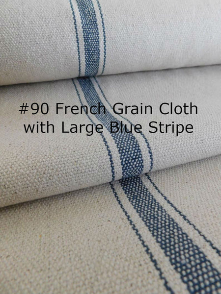 $158.00 Roman Shade French "Grain Sack" Relaxed Unlined #P097