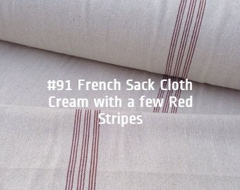 $158.00 French "Grain Sack" Roman, Unlined #3P096