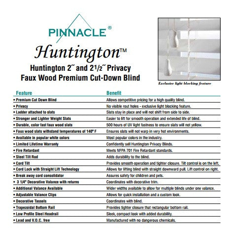 Blinds   UP TO 23" WIDE X 78" LONG