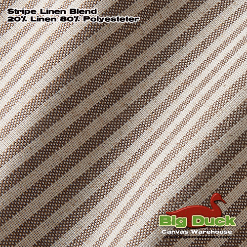 Etsy Client #120 Linen Blend Pinstriped Romans (slats) ???