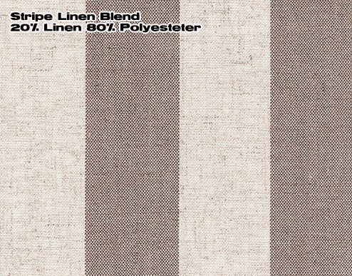 #128 Wide Stripe Flat Roman  (slats) You Pay  1/2  Down