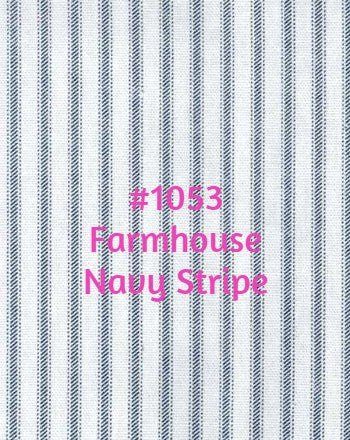 KIT #120 Roman Shade  (Farmhouse Stripes) - Make Your Own & See What You Save