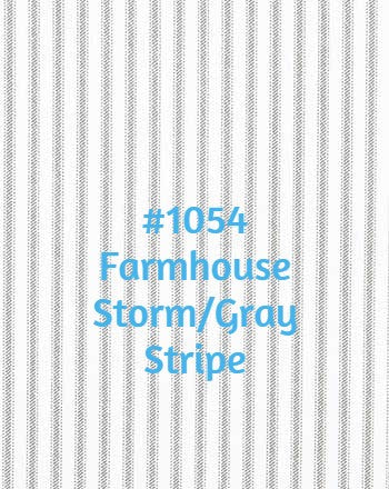 $184.00 Farmhouse Stripes Romans #2P120