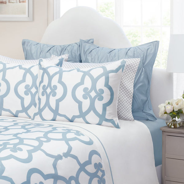 #FB1 French Blue Florentine DUVET Cover Only