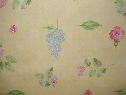 Floral Curtains, with Pinch Pleats    #2001   PAY 1/2 DOWN