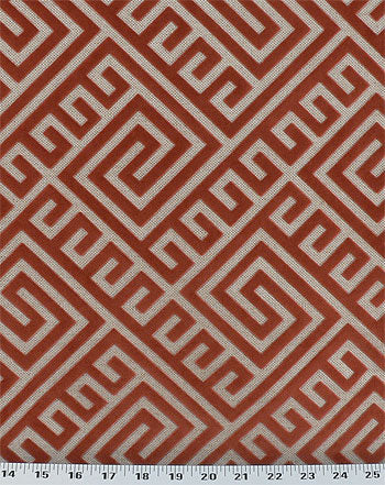 #090 Diagonal Print Roman Shades with Tassel Trim (slats)  YOU PAY  1/2  DOWN