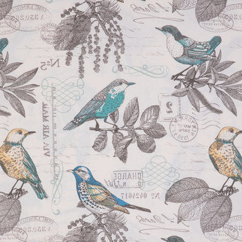 Etsy Info #118 (Birds with Burlap Ribbon)