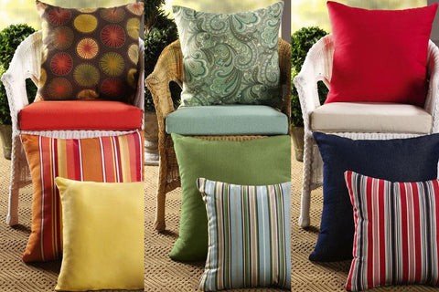 #Sun9108 Outdoor PILLOWS Recovered