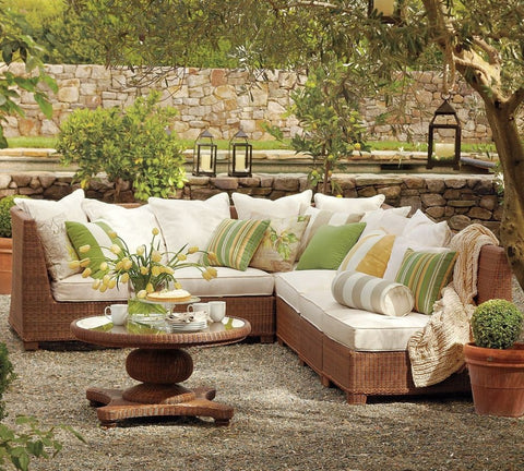 #9109 Outdoor Cushions Recovered 72" X 27" X 5"