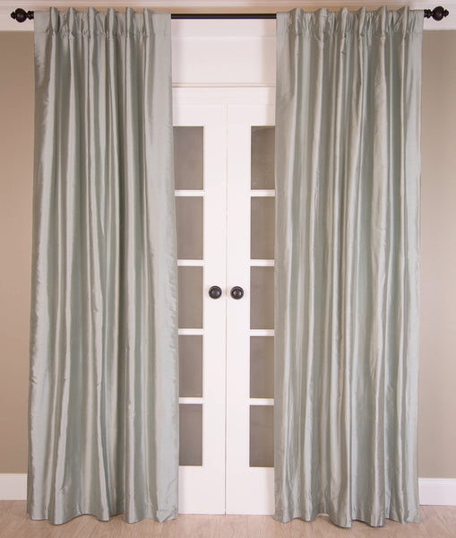 #11P3 Ice Blue SILK Curtain