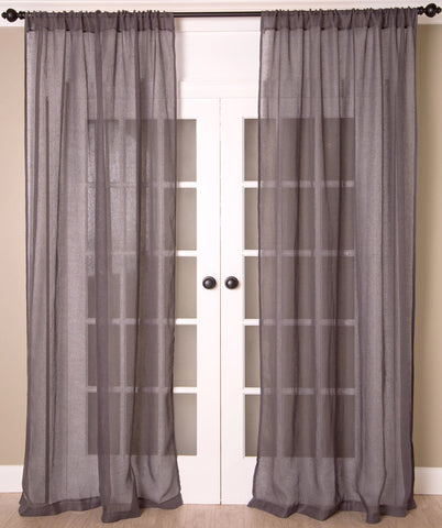 #P520 Pewter Sheer Curtain (Use Discount Code)