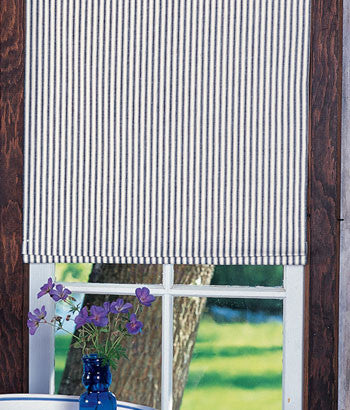 Roman Shade #120  (Farmhouse Stripes)