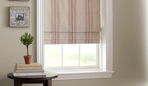 KIT #096 (French "Grain Sack", Unlined) Roman Shade - Make Your Own & See How Much You Save