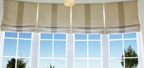 #130 Roman With Wide Stripe in Middle (slated) YOU PAY  1/2  DOWN