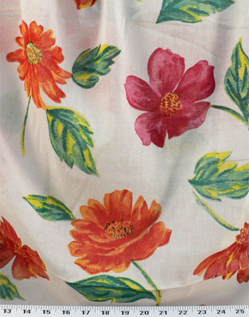 Floral, Sheered on the Rod, Curtains  ##2000   PAY 1/2 DOWN