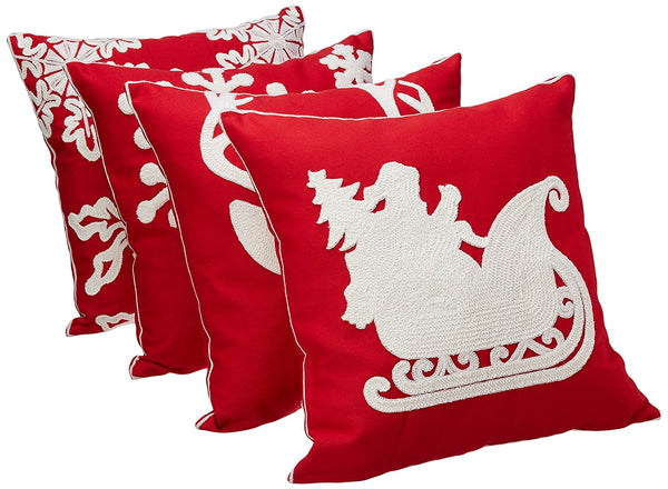 TP124 Christmas Ensemble Throw Pillows Group